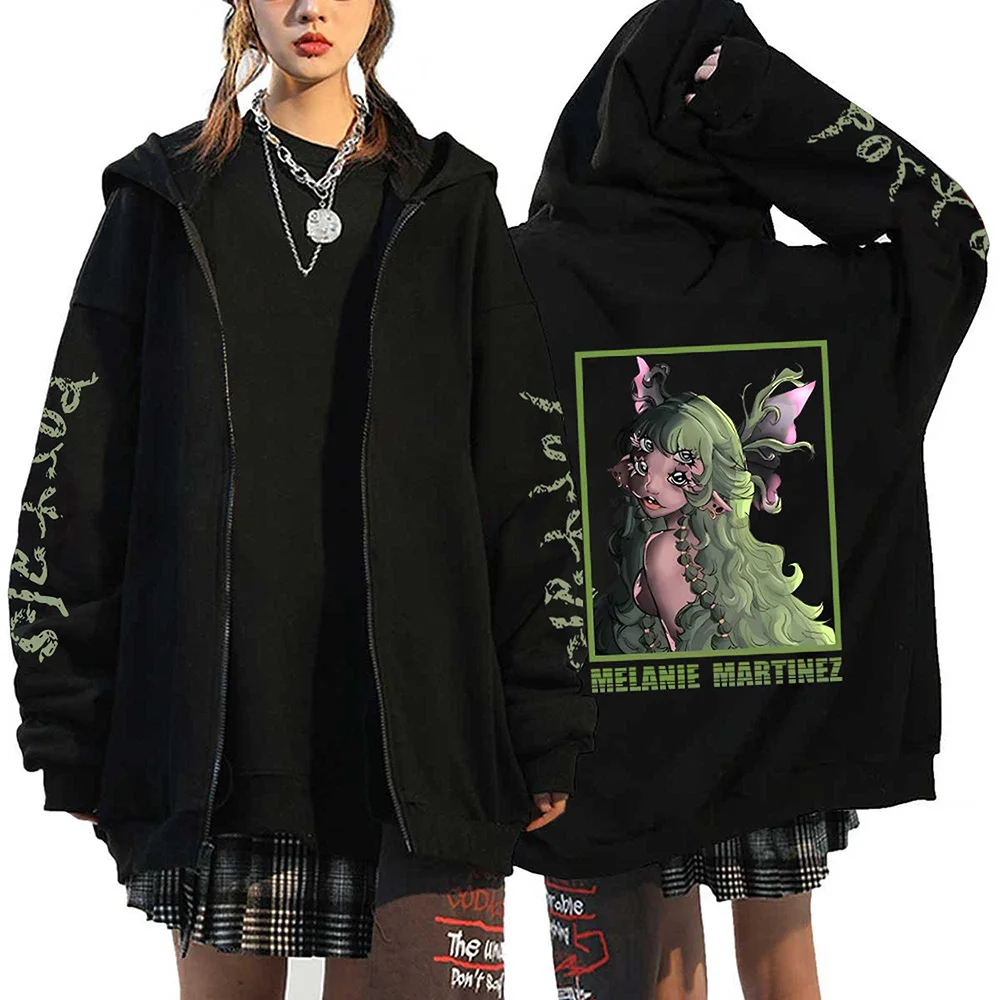 Melanie Martinez Portals Tour Zipper Hoodies Harajuku Casual Hooded Sweatshirts Hip Hop Streetwear Men s Zip 20 - Melanie Martinez Music Shop