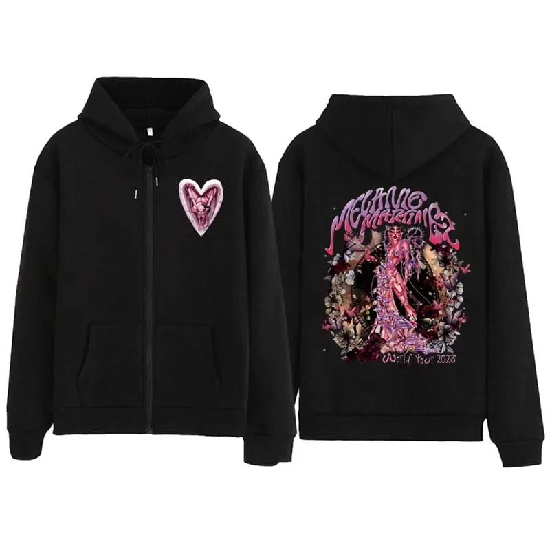 Melanie Martinez Zipper Hoodie Harajuku Cool Portals Womb Print Hooded Long Sleeve Pullover Sweatshirt Coat 1 - Melanie Martinez Music Shop